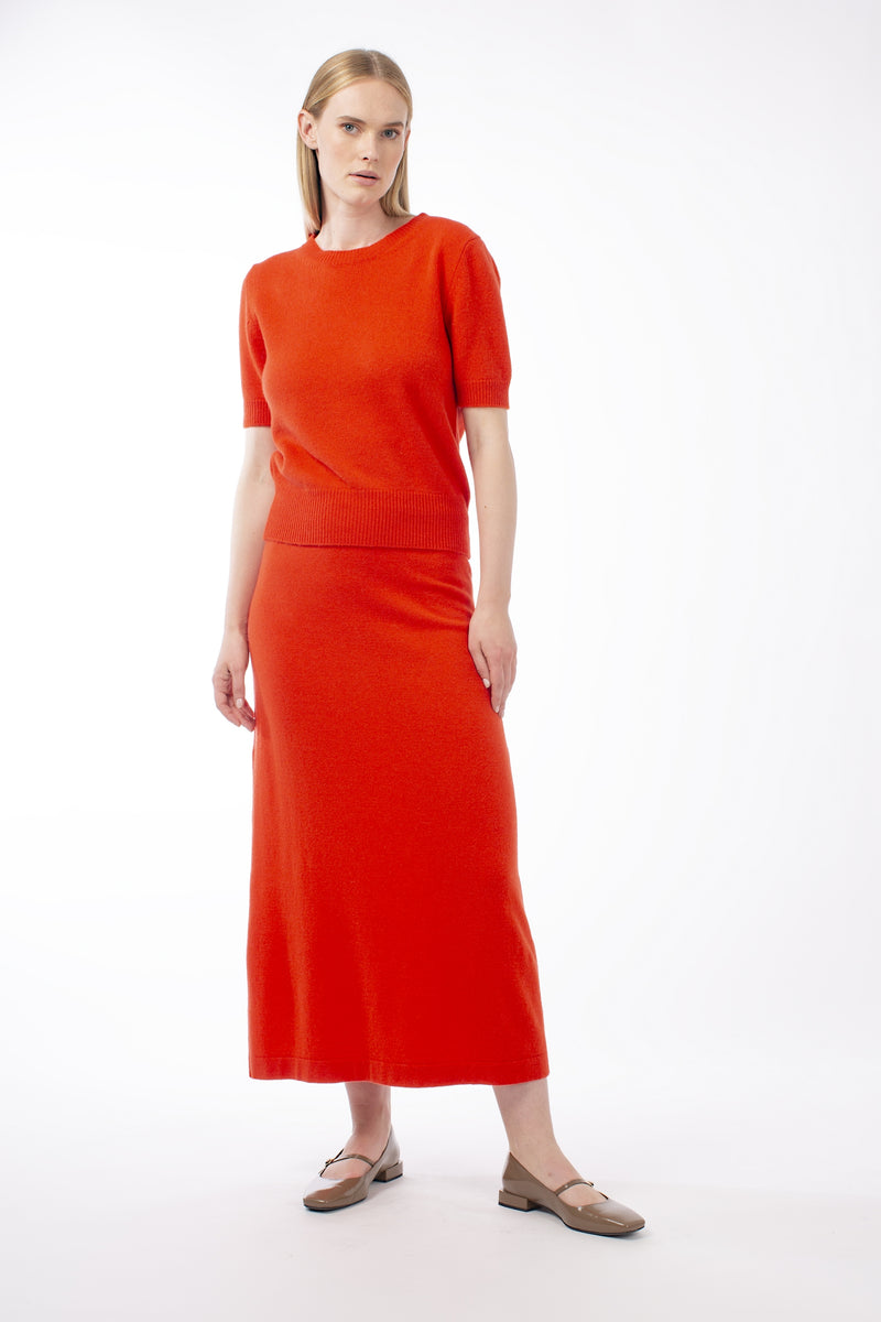 MERINO WOOL PENCIL-STYLE SKIRT BENEDICT - SKIRTS - SCAPA FASHION - SCAPA OFFICIAL