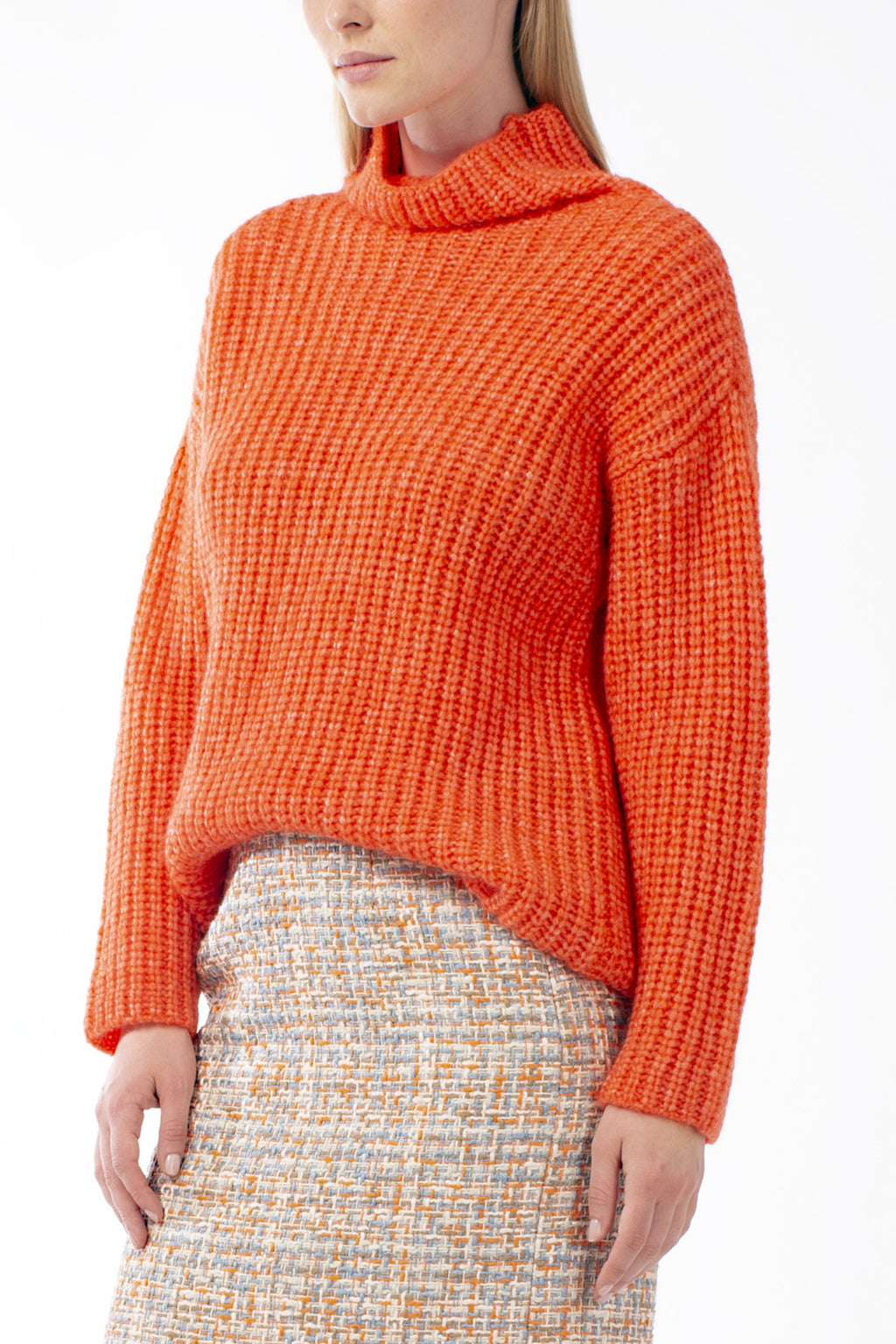 ALPACA WOOL RELAXED CHUNKY-KNIT JUMPER GIOLLINE - PULLS - SCAPA FASHION - SCAPA OFFICIAL