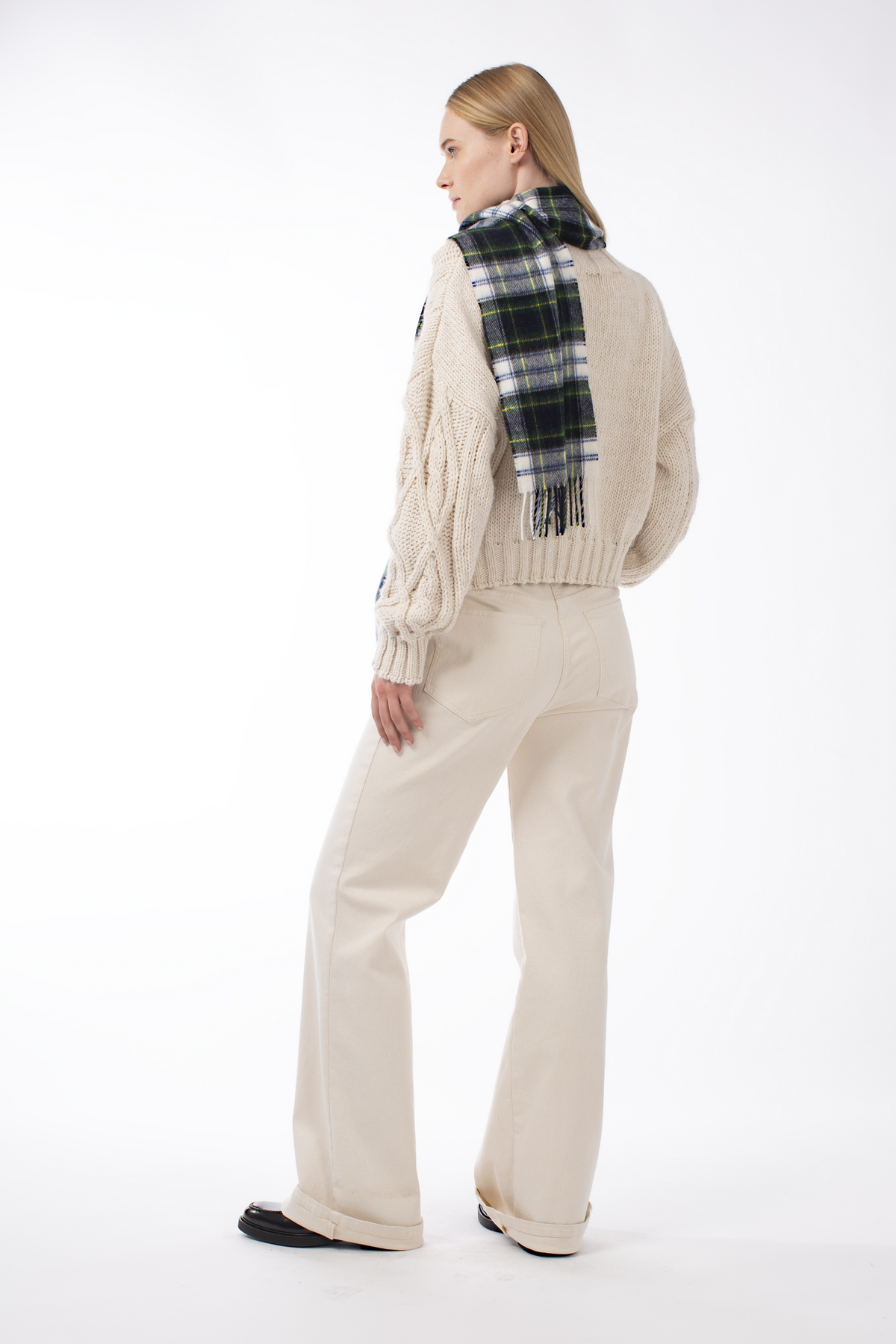 BOOTCUT TROUSER WINSTER NATURAL - TROUSERS - SCAPA FASHION - SCAPA OFFICIAL