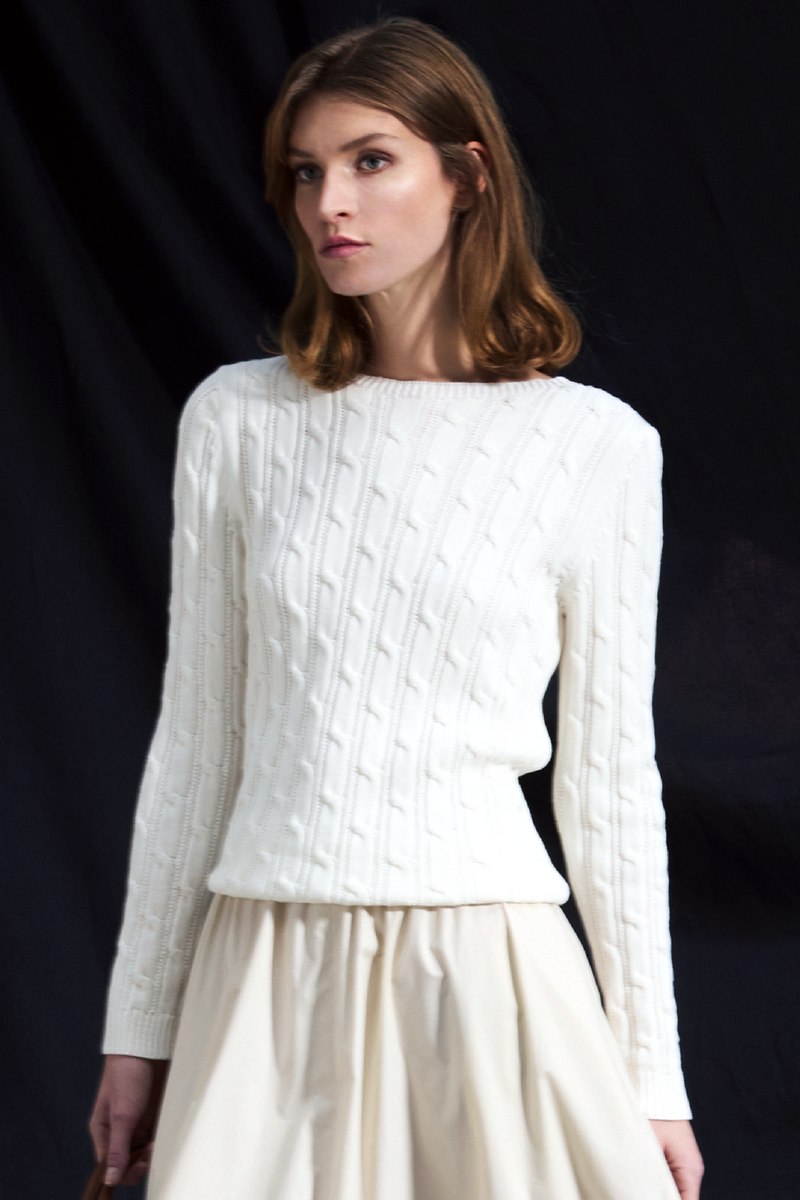 COMBED COTTON JUMPER BELLE - PULLS - SCAPA FASHION - SCAPA OFFICIAL