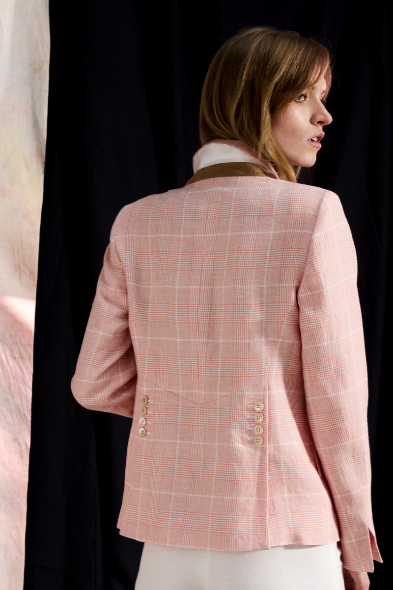 ITALIAN LINEN JACKET HAYWORTH - JACKETS - SCAPA FASHION - SCAPA OFFICIAL