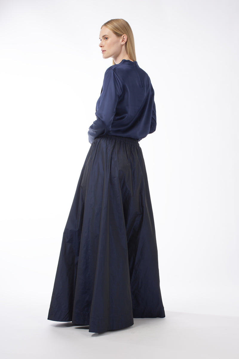 TAFFETA MAXI-SKIRT ODINA
