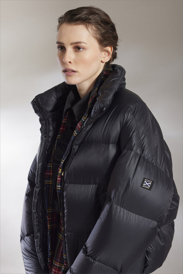 CROPPED PUFFER JACKET FLORA - COATS - SCAPA FASHION - SCAPA OFFICIAL