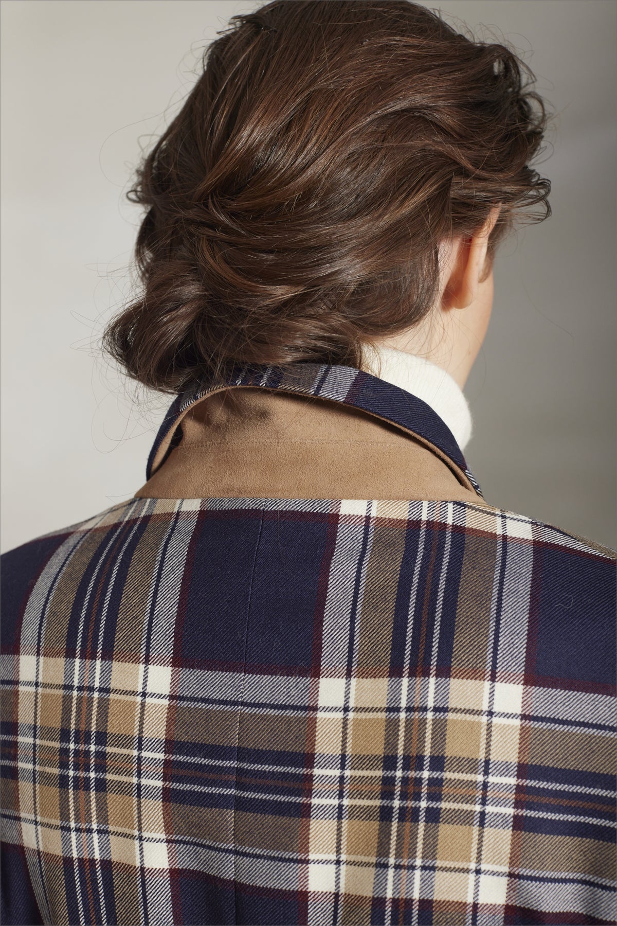 WOOL TARTAN JACKET JACKET SHERWOOD - Jackets - SCAPA FASHION - SCAPA OFFICIAL