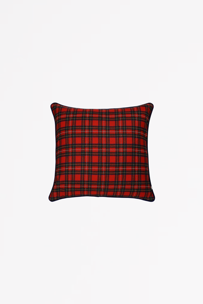 TARTAN Cushion Wool - stewart tartan
