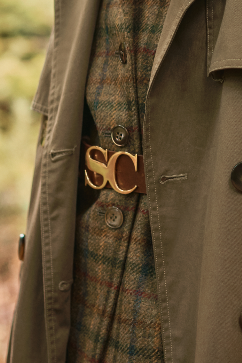 LEATHER BELT WITH SCAPA LOGO - ACCESSOIRES - SCAPA FASHION - SCAPA OFFICIAL