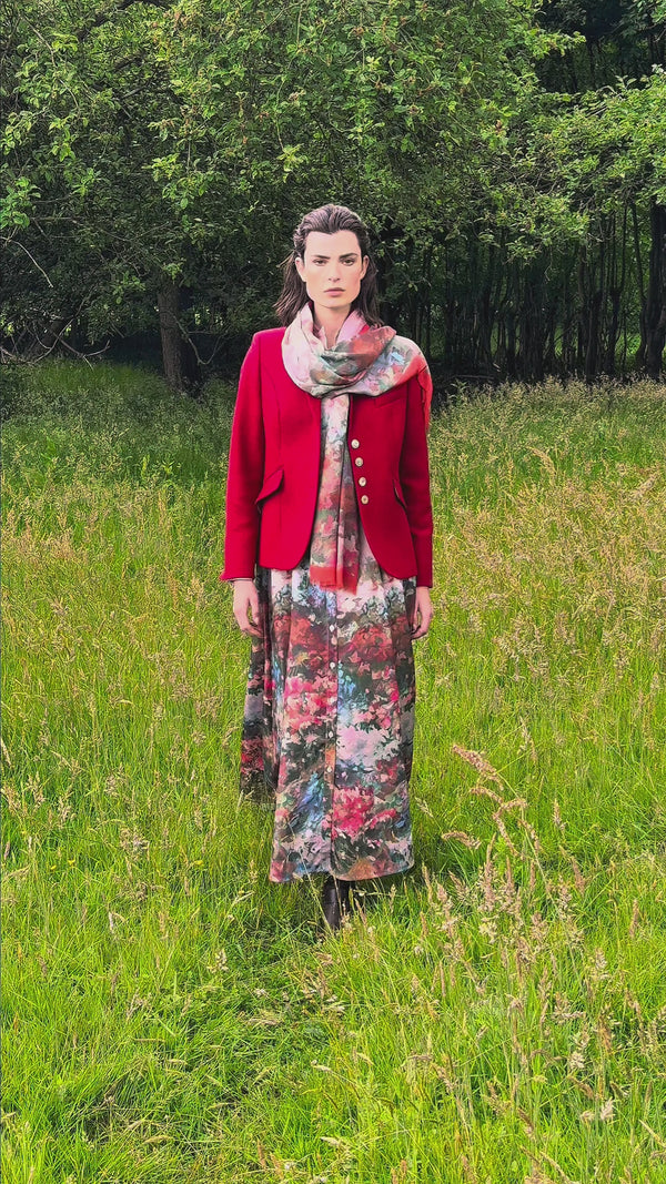 ABSTRACT PRINT DRESS IRIS