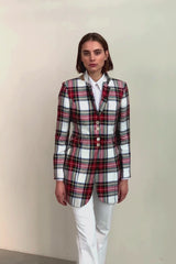 LINEN ROYAL TARTAN JACKET HALIFAX