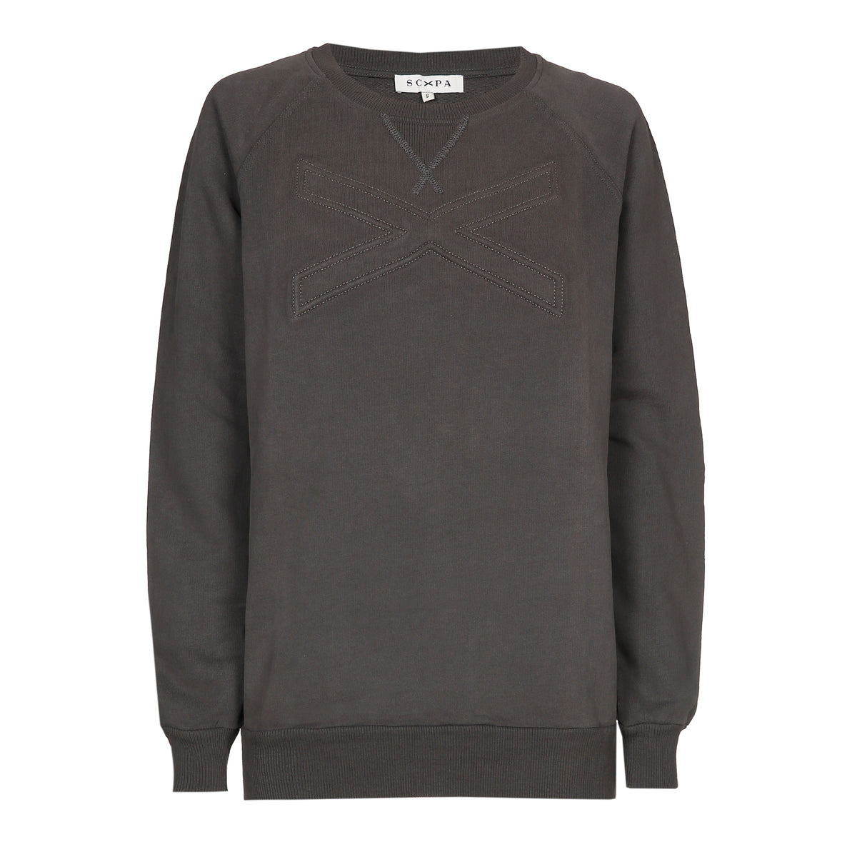 MOLTON SWEATER ROSAN- CRISP WHITE/LIGHT GREY/NAVY/DARK GREY -  - SCAPA FASHION - SCAPA OFFICIAL