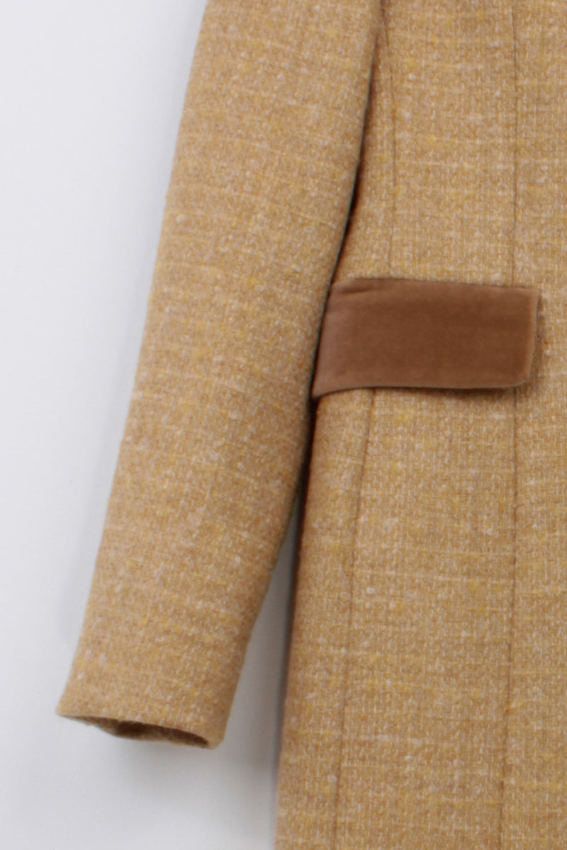 MOHAIR BLEND WOOL COAT BROOKE - COATS - SCAPA FASHION - SCAPA OFFICIAL