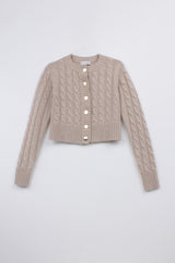 WOOL CASHMERE CARDIGAN BRYT - PULLS - SCAPA FASHION - SCAPA OFFICIAL