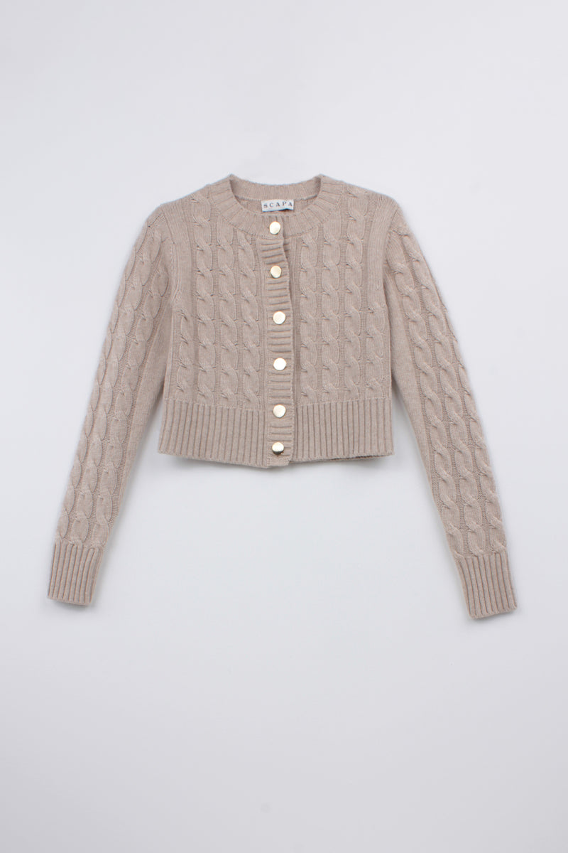 WOOL CASHMERE CARDIGAN BRYT - PULLS - SCAPA FASHION - SCAPA OFFICIAL
