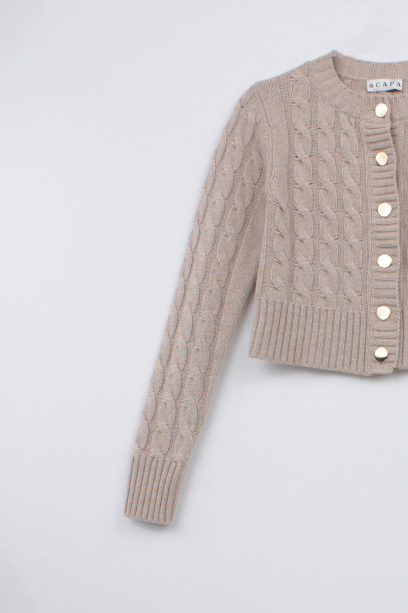 WOOL CASHMERE CARDIGAN BRYT - PULLS - SCAPA FASHION - SCAPA OFFICIAL