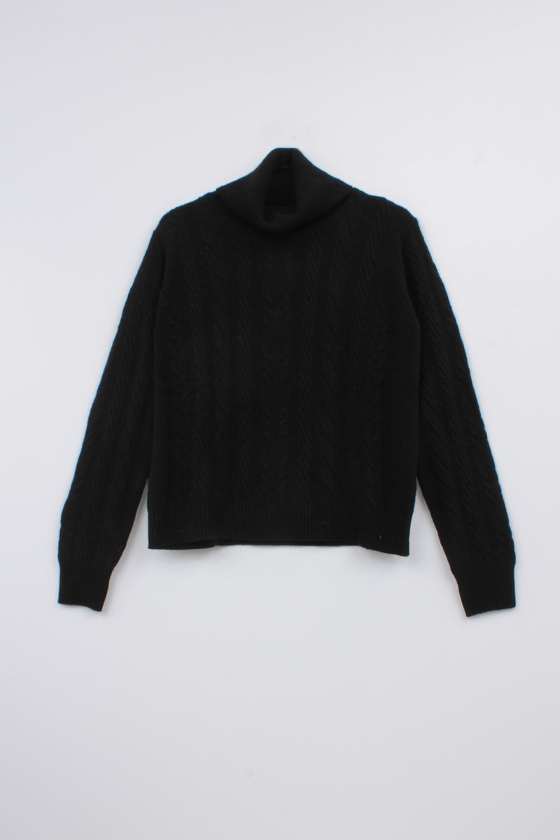 WOOL BLEND KABLE KNIT PULL DALSTON - PULLS - SCAPA FASHION - SCAPA OFFICIAL