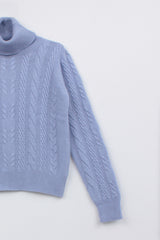 WOOL BLEND KABLE KNIT PULL DALSTON - PULLS - SCAPA FASHION - SCAPA OFFICIAL