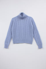 WOOL BLEND KABLE KNIT PULL DALSTON - PULLS - SCAPA FASHION - SCAPA OFFICIAL