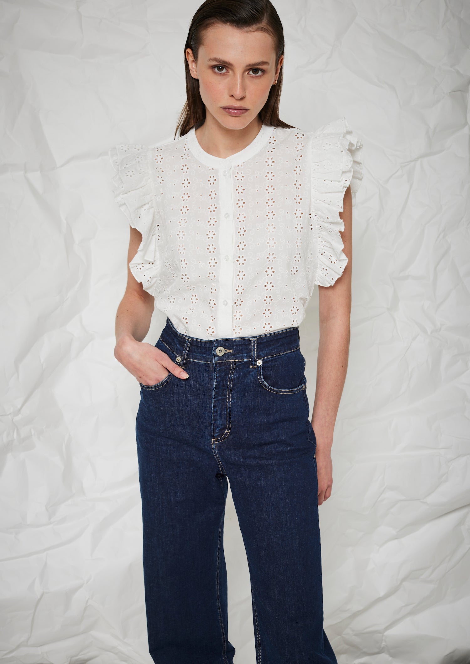 RUFFLED EMBROIDERD SHIRT FAIRY | SCAPA OFFICIAL | SHIRTS