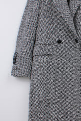 WOOL TWEED COAT LEYTON - COATS - SCAPA FASHION - SCAPA OFFICIAL