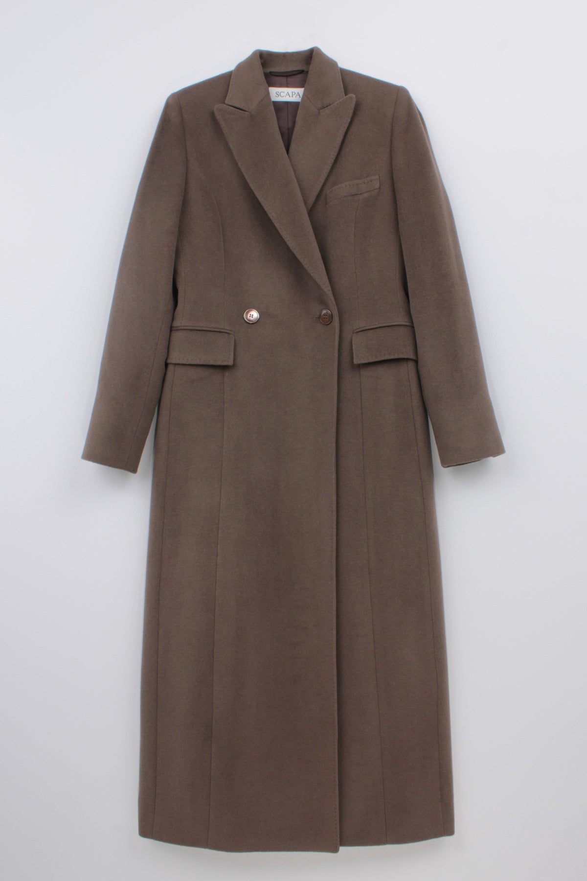 CASHMERE COAT LEYTON - COATS - SCAPA FASHION - SCAPA OFFICIAL