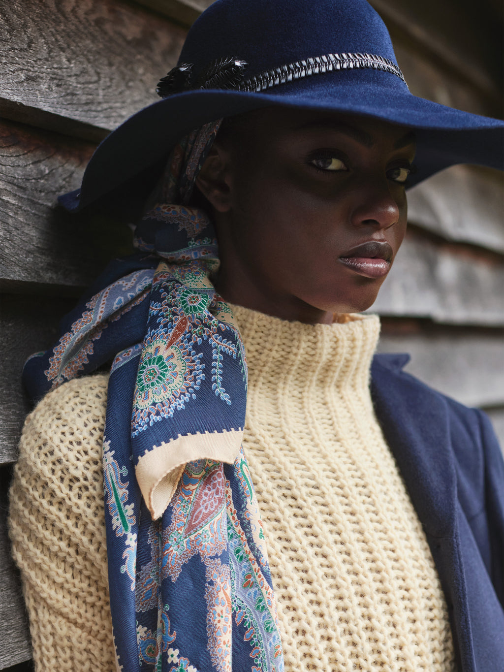 PAISLEY SILK CAHMERE SHAWL DAMIAN - ACCESSOIRES - SCAPA FASHION - SCAPA OFFICIAL