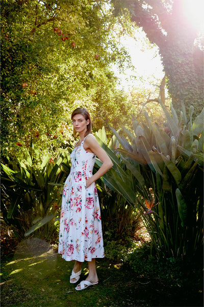 COTTON FLORAL DRESS CAROLE
