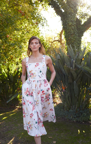 COTTON FLORAL DRESS CAROLE