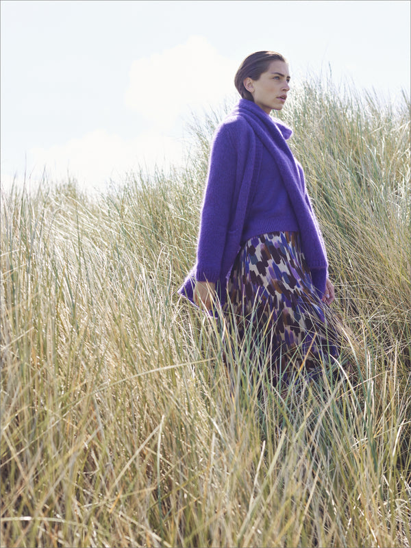 MOHAIR CARDIGAN ISOLDE - PULLS - SCAPA FASHION - SCAPA OFFICIAL
