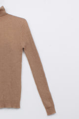 MERINO WOOL TURTLENECK PULL SAPHIRE - PULLS - SCAPA FASHION - SCAPA OFFICIAL