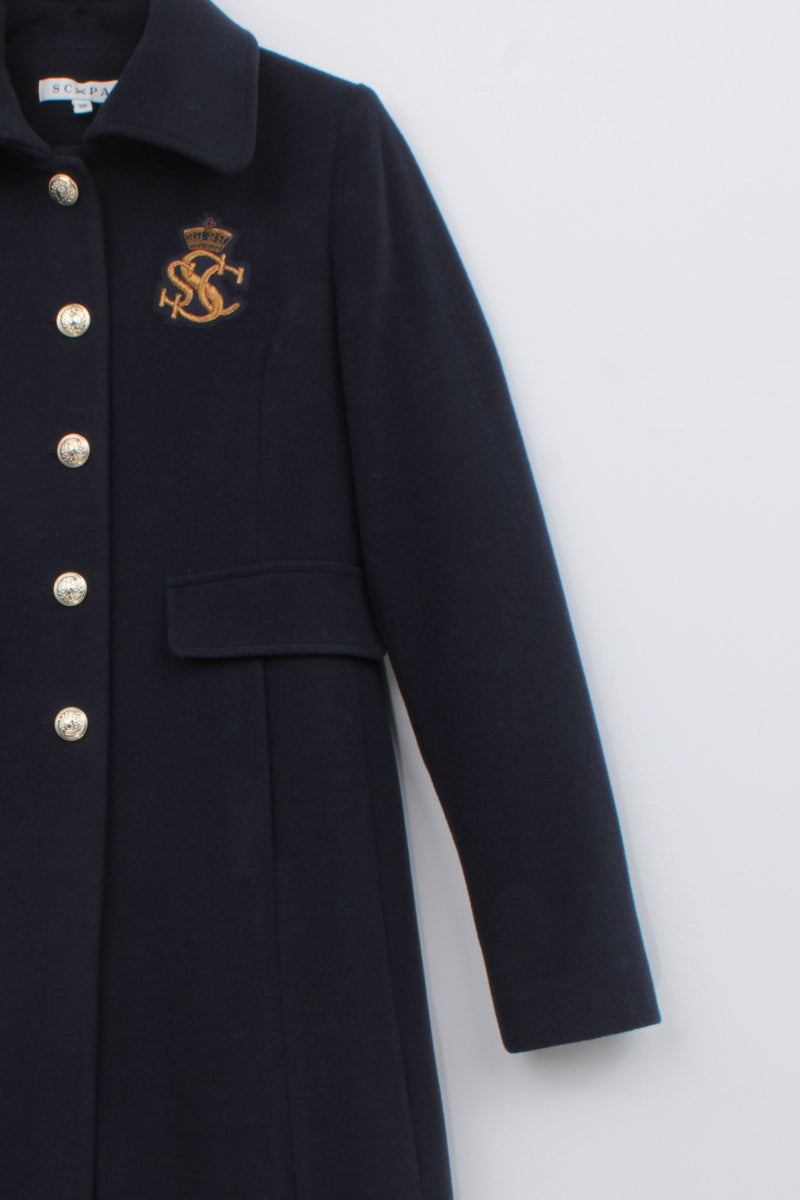 WOOL COLLEGE-INSPIRED COAT UMAB - COATS - SCAPA FASHION - SCAPA OFFICIAL