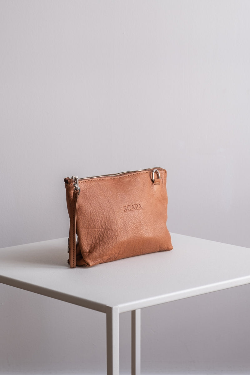 LEATHER CROSS BODY BAG TIMO - ACCESSOIRES - SCAPA FASHION - SCAPA OFFICIAL