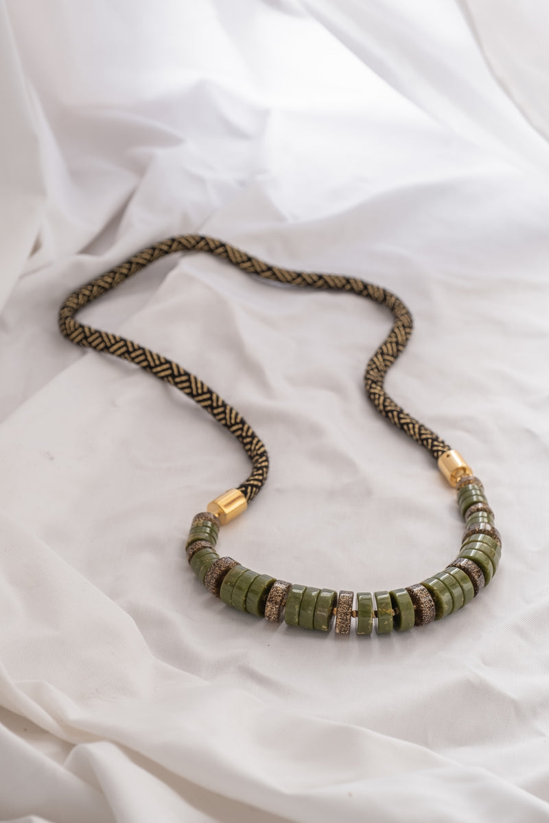BEADED NECKLACE LINDY - ACCESSOIRES - SCAPA FASHION - SCAPA OFFICIAL