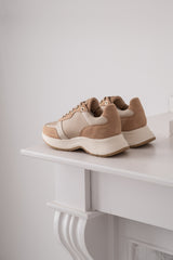 LEATHER-SUEDE SNEAKER PAZ - SHOES - SCAPA FASHION - SCAPA OFFICIAL