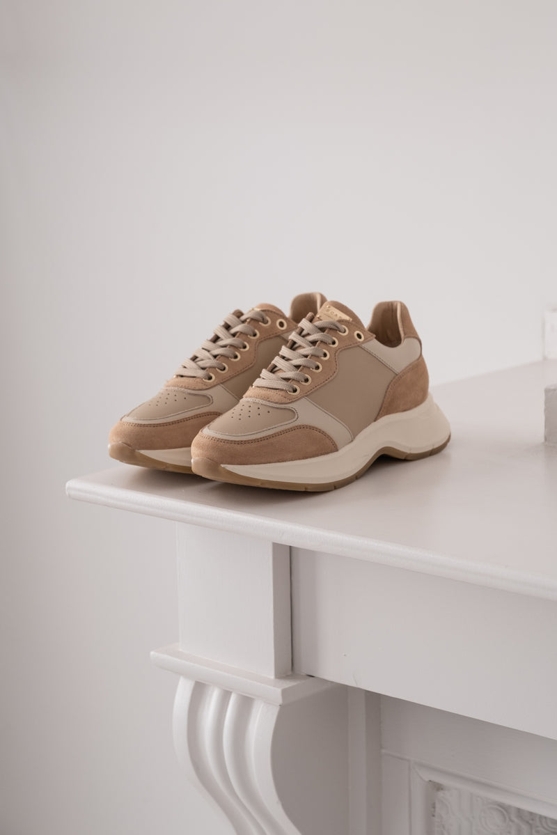 LEATHER-SUEDE SNEAKER PAZ - SHOES - SCAPA FASHION - SCAPA OFFICIAL