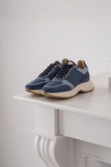LEATHER-SUEDE SNEAKER PAZ - SHOES - SCAPA FASHION - SCAPA OFFICIAL