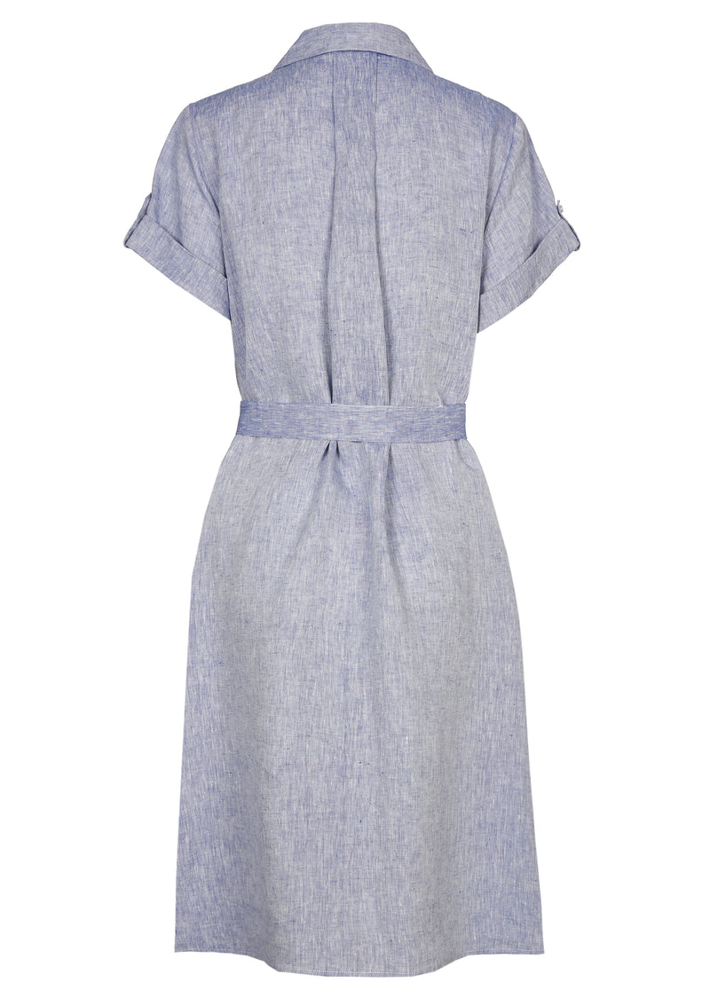 LINEN DRESS MALLOW -  - SCAPA FASHION - SCAPA OFFICIAL