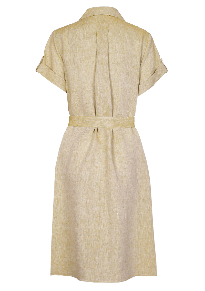 LINEN DRESS MALLOW -  - SCAPA FASHION - SCAPA OFFICIAL