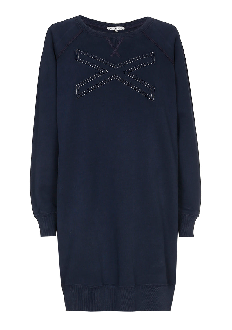COTTON SWEATER DRESS KATHLEEN -  - SCAPA FASHION - SCAPA OFFICIAL
